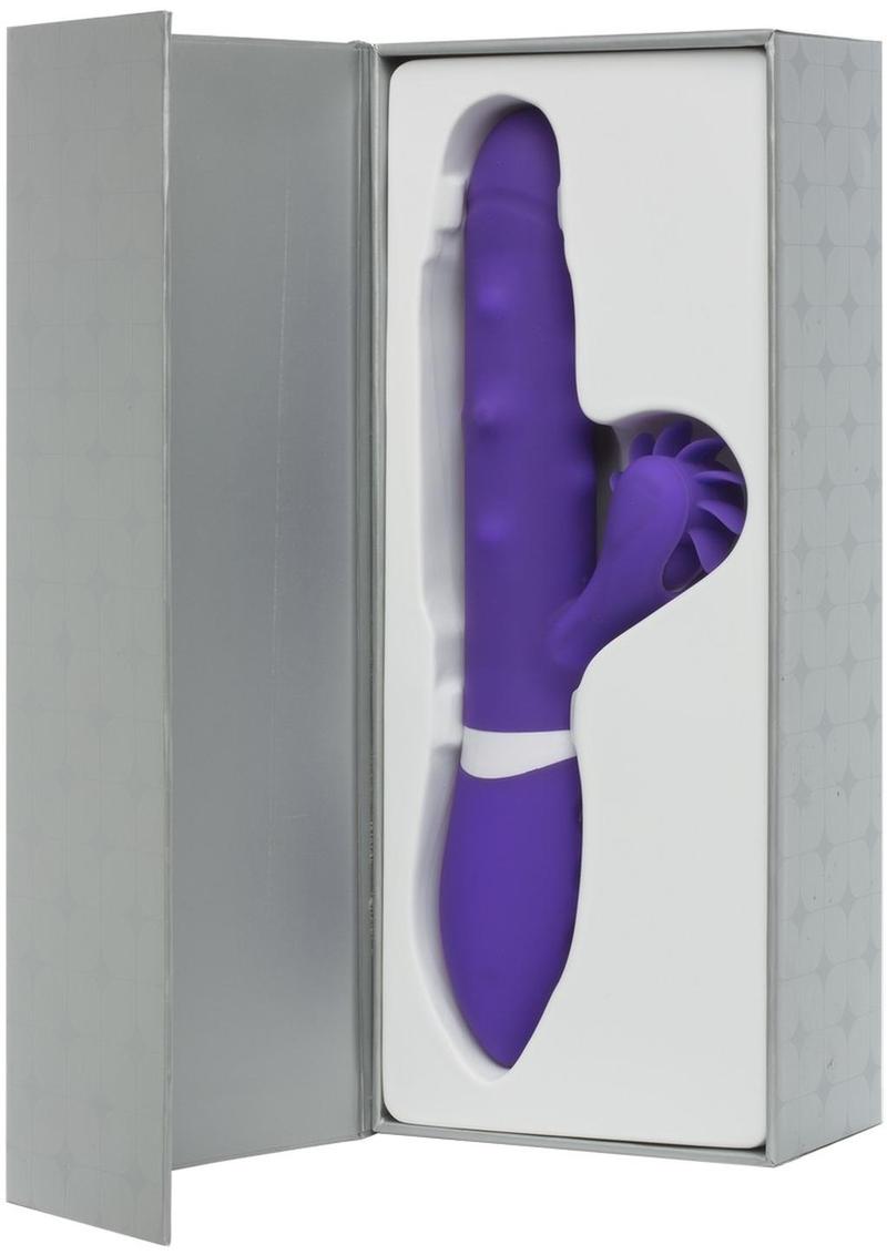 iVibe Select iRoll Silicone Vibrator Waterproof - Purple - 9.5in