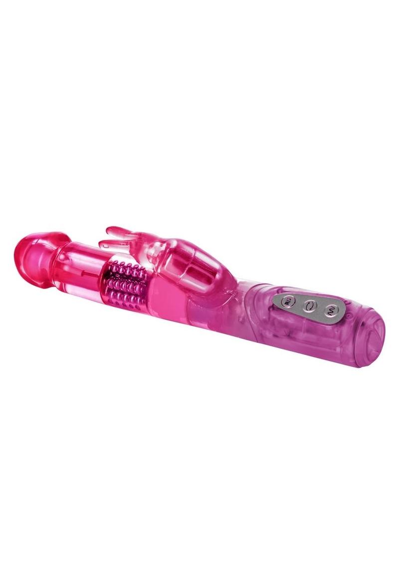 Jack Rabbit 7 Function Beaded Rabbit Vibrator - Pink