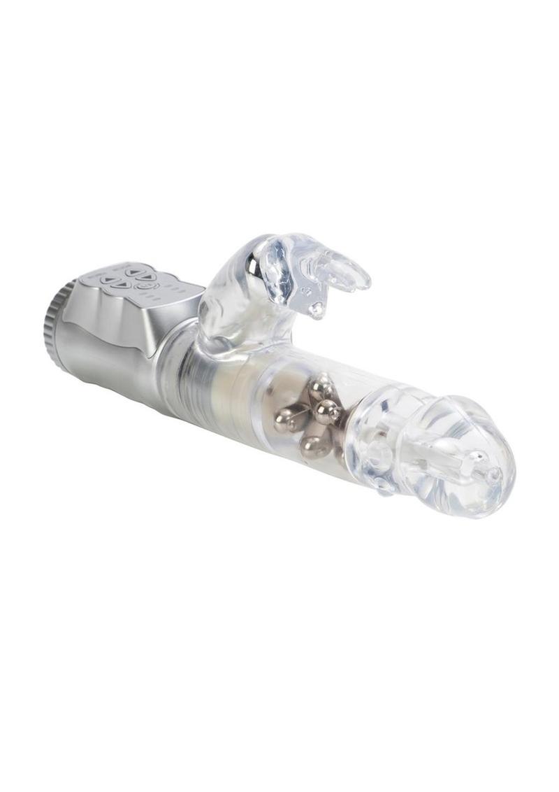 Jack Rabbit Beaded Rabbit Vibrator - Clear