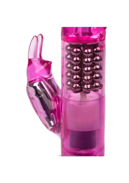 Jack Rabbit Beaded Rabbit Vibrator - Pink