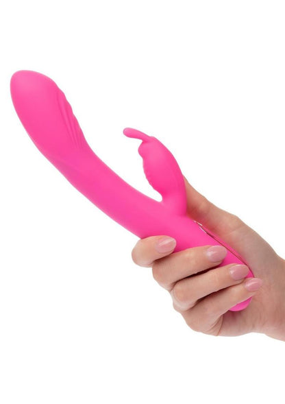 Jack Rabbit Elite Rocking Rabbit Silicone Rechargeable Vibrator - Pink