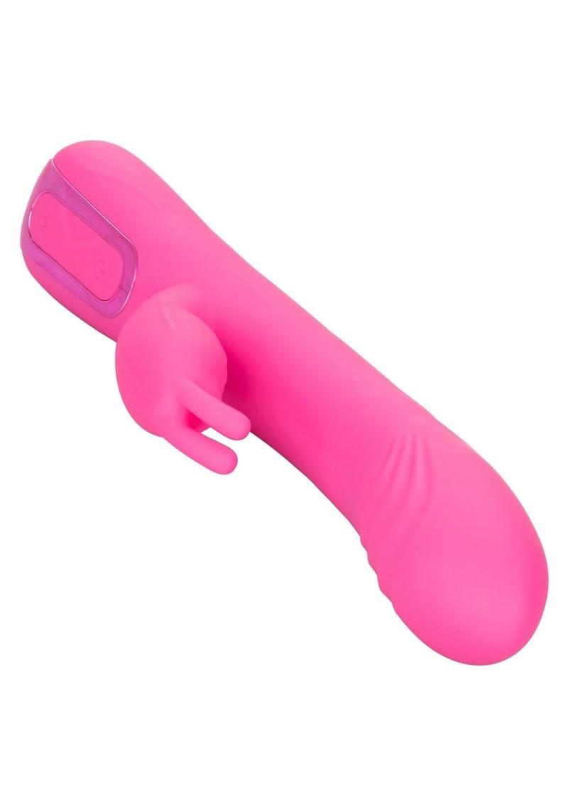 Jack Rabbit Elite Rocking Rabbit Silicone Rechargeable Vibrator - Pink