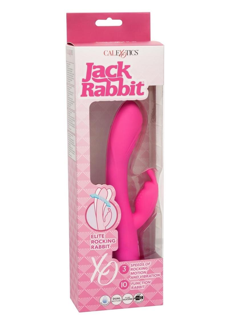 Jack Rabbit Elite Rocking Rabbit Silicone Rechargeable Vibrator