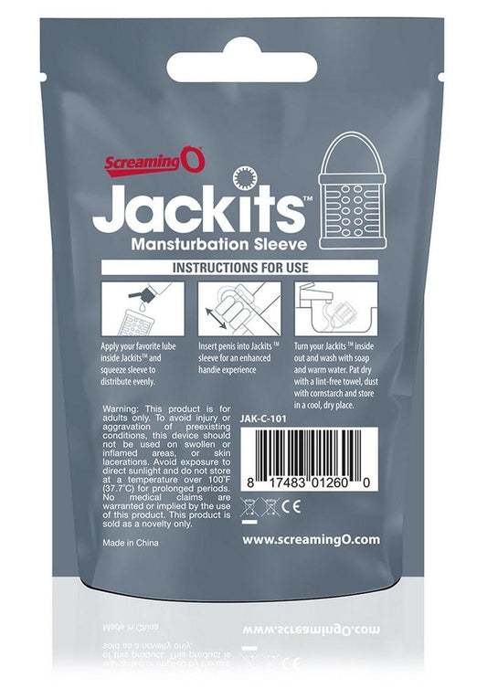 Jackits Mansturbation Sleeve - Clear