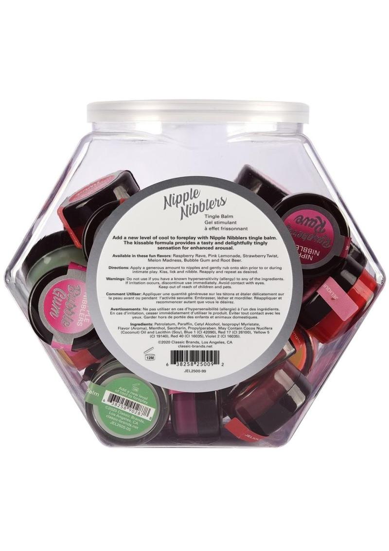 Jelique Nipple Nibblers Tingle Balm Assorted 3 Gm. (Display Bowl/36pcs.