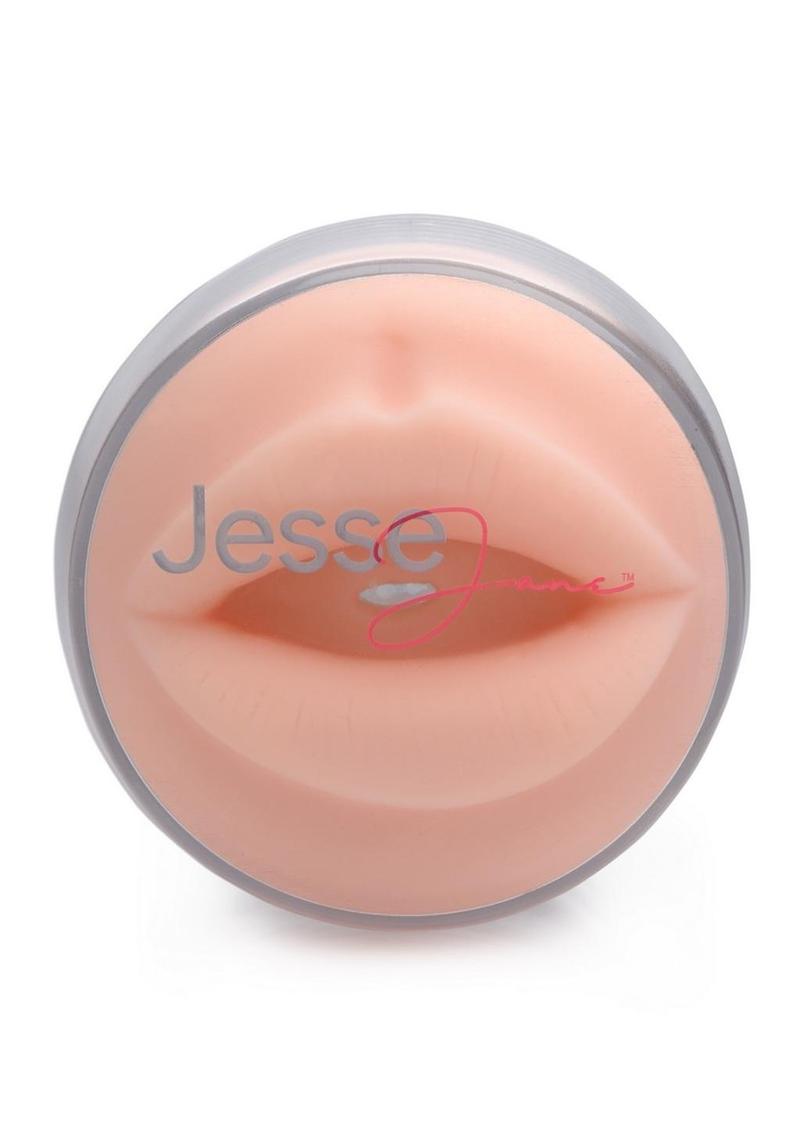 Jesse Jane Deluxe Signature Mouth Stroker - Flesh/Vanilla