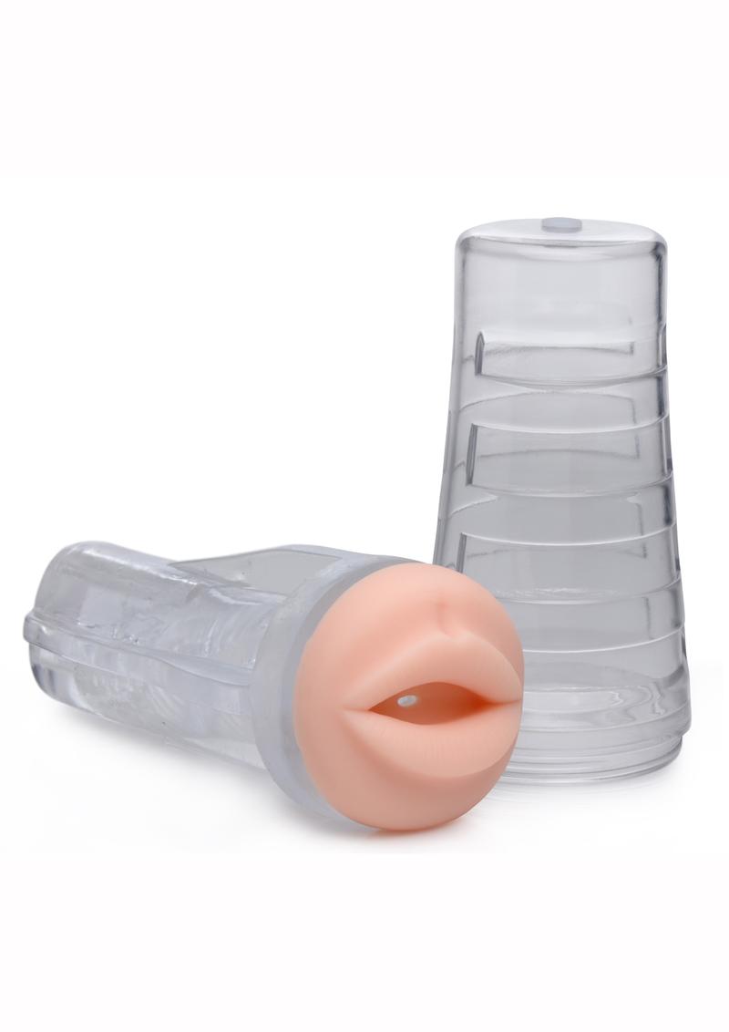 Jesse Jane Deluxe Signature Mouth Stroker - Flesh/Vanilla