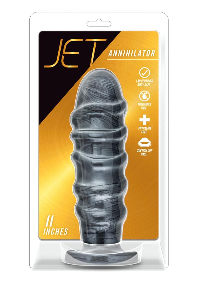 Jet Annihilator Butt Plug - Carbon Metallic