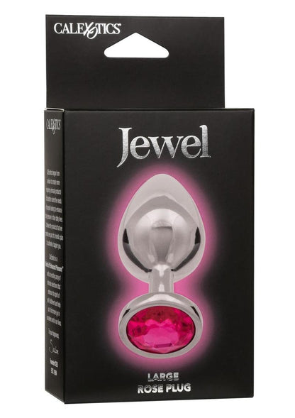 Jewel Rose Aluminum Anal Plug