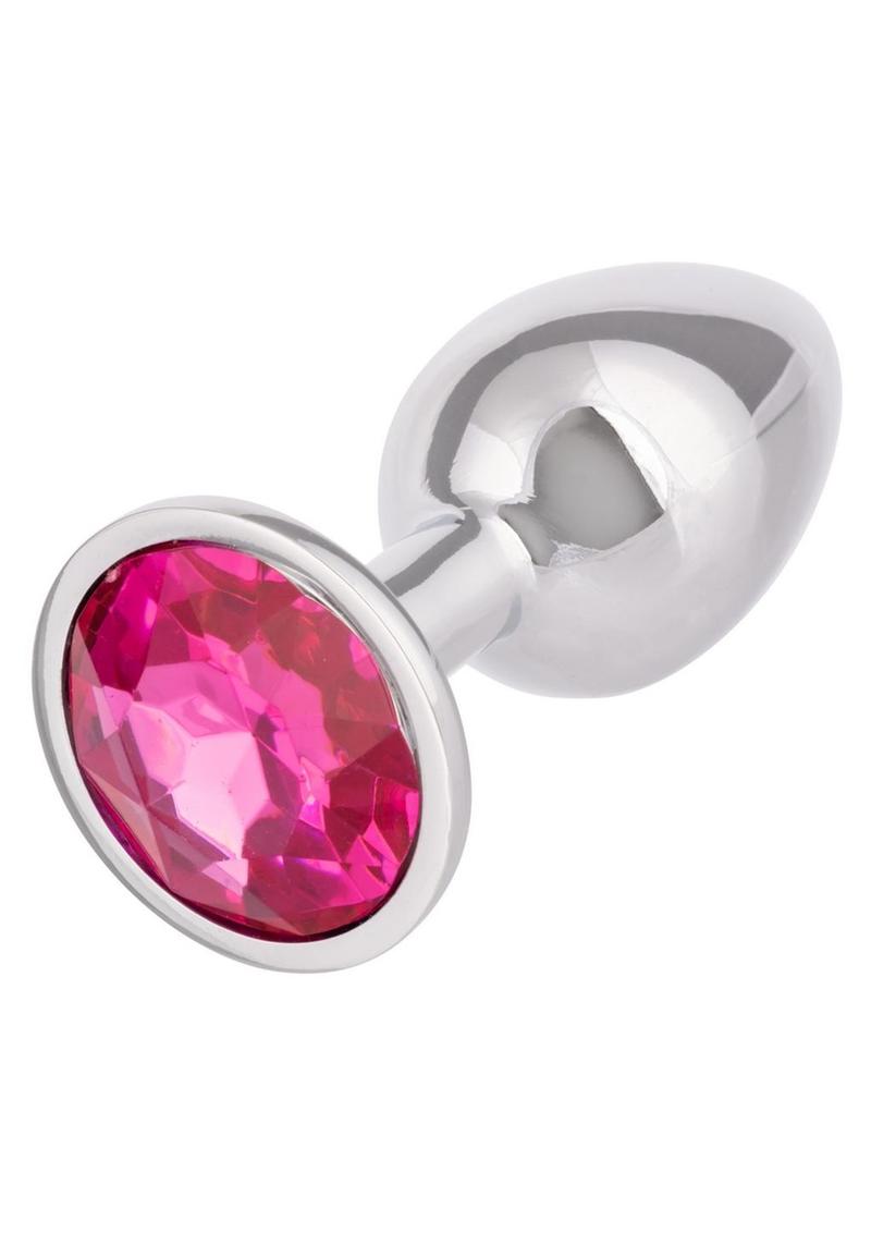 Jewel Rose Aluminum Anal Plug