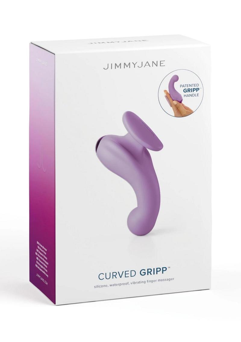 Jimmyjane Curved Gripp Rechargeable Silicone Dual Stimulating Vibrator