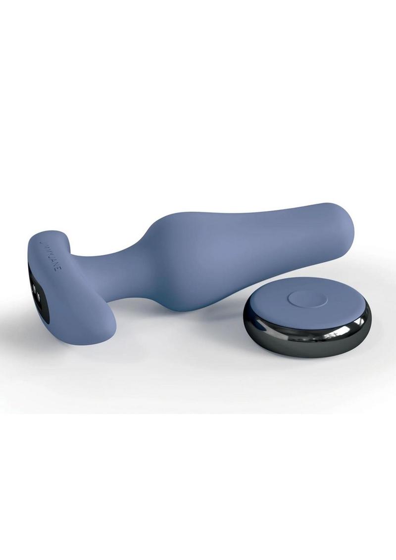 Jimmyjane Dia Rechargeable Silicone Anal Plug - Blue