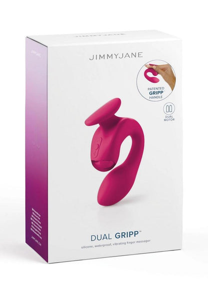 Jimmyjane Dual Gripp Rechargeable Silicone Dual Stimulating Vibrator