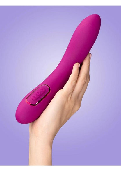 Jimmyjane Solis Form 6 Rechargeable Silicone Vibrator - Fuchsia