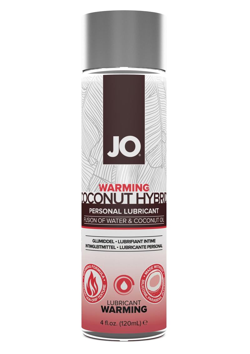 JO Silicone Free Coconut Hybrid Warming Lubricant - 4oz