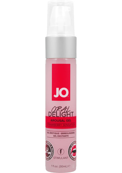 JO Oral Delight Flavored Arousal Gel Strawberry - 1oz