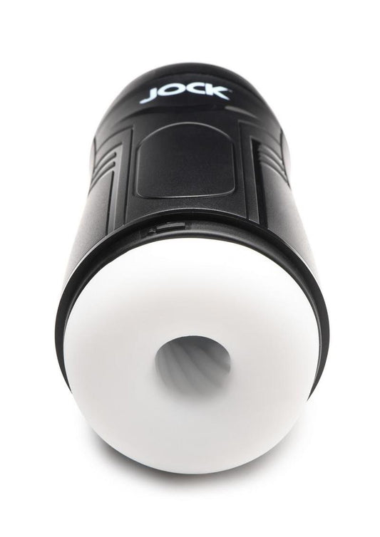 Jock 9x Sucking and Vibrating Masturbator - White