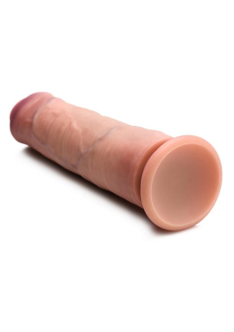 Jock Dual Density Uncut Dildo - Caramel - 8.5in