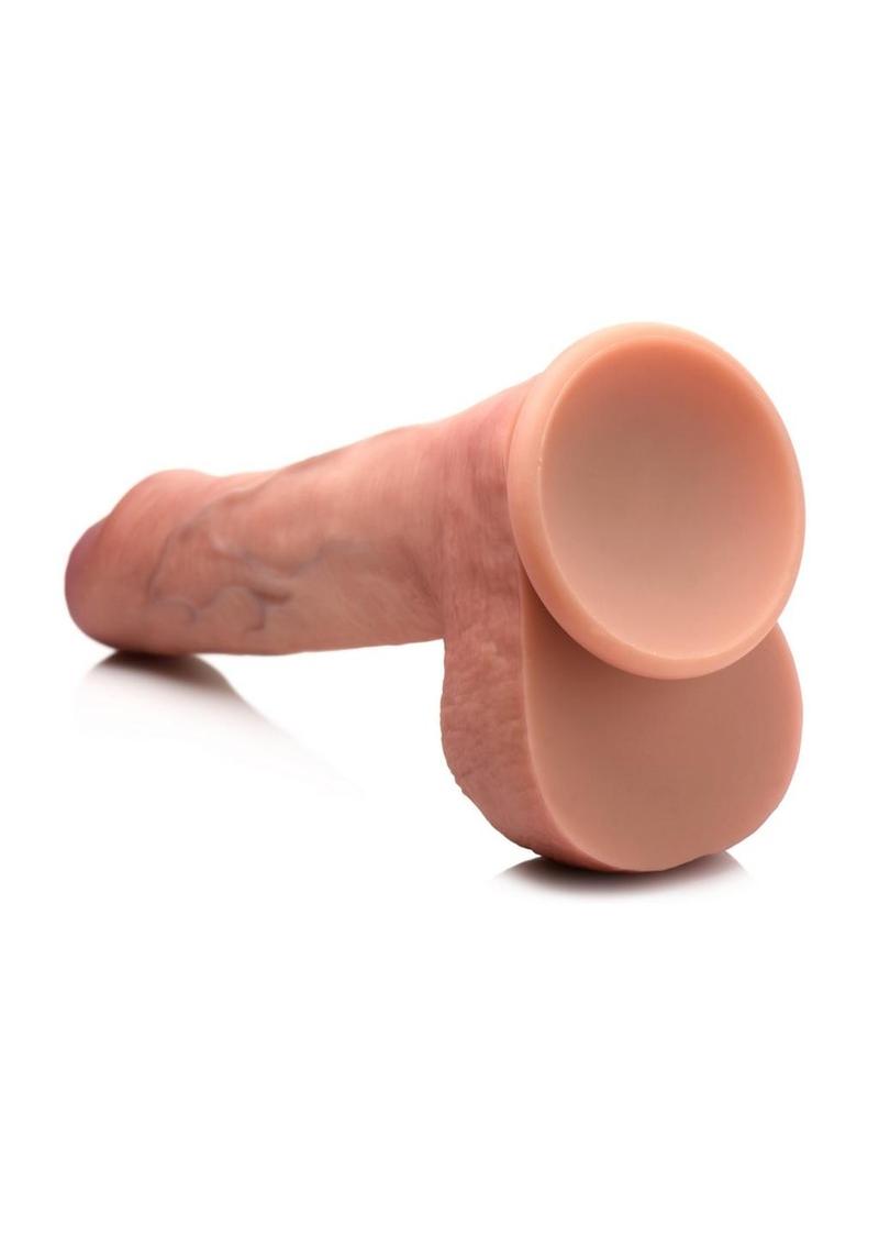 Jock Dual Density Uncut Dildo - Caramel - 8.7in