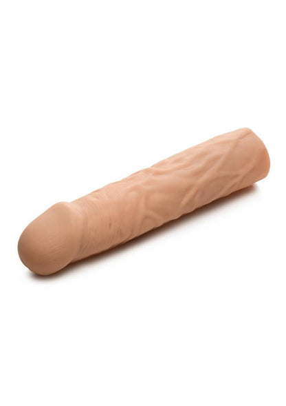 Jock Extra Long Penis Extension Sleeve - Vanilla - 1.5in