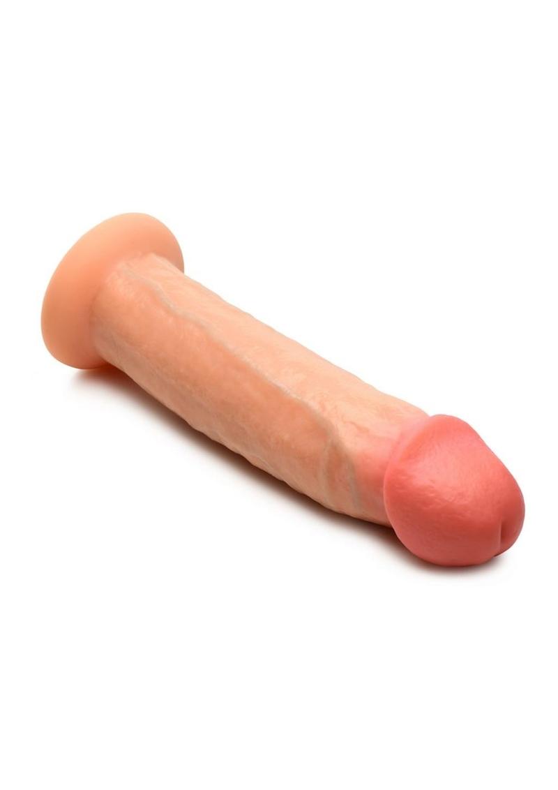 Jock Real Skin Silicone Dildo - Vanilla - 8.5in