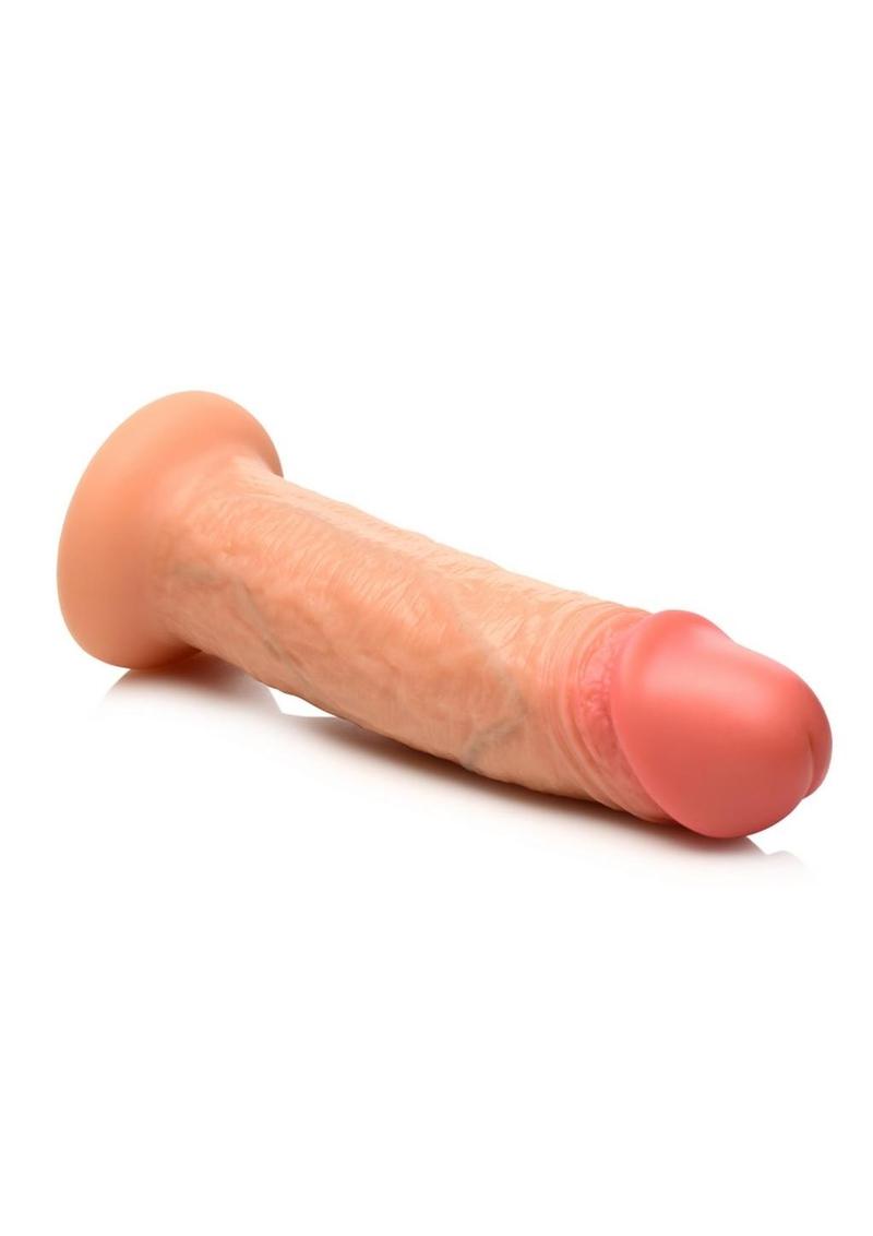 Jock Real Skin Silicone Dildo - Vanilla - 8in