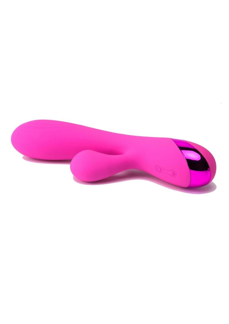 Juicy V-Gasm Stimulator Rechargeable Rabbit Vibrator - Pink