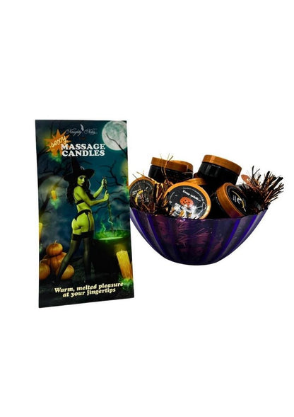 Kama Sutra Halloween Massage Candles Prepack - 16 Per Bowl