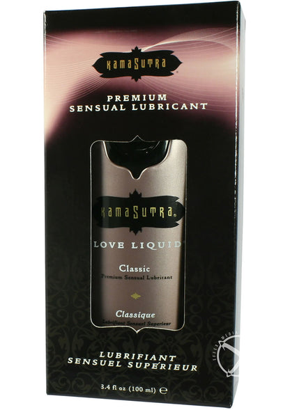 Kama Sutra Love Liquid Classic Water Based Lubricant - 3.4oz