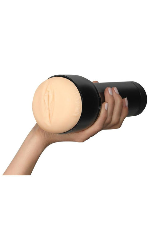 Kiiroo Feel Apolonia Lapiedra Stroker Interactive Masturbator - Pussy - Black/Vanilla