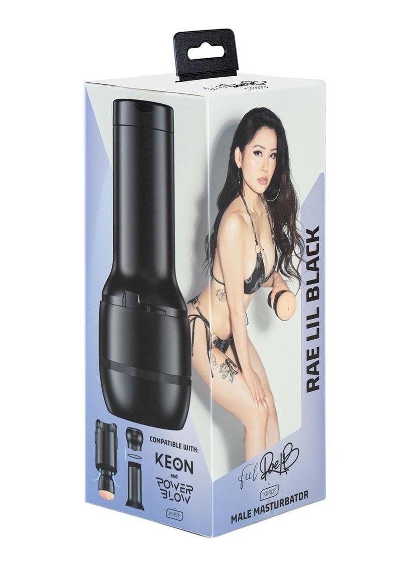 Kiiroo Feel Rae Lil Black Pussy Stroker - Pbc