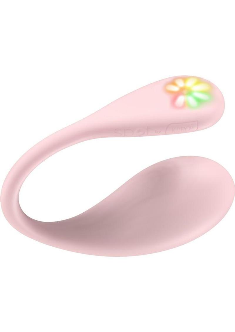 Kiiroo Spot Interactive Rechargeable Silicone Wearable Vibrating Egg - Pink