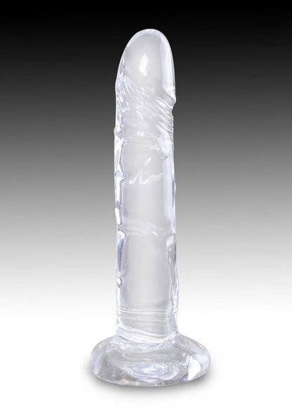 King Cock Dildo - Clear - 6in