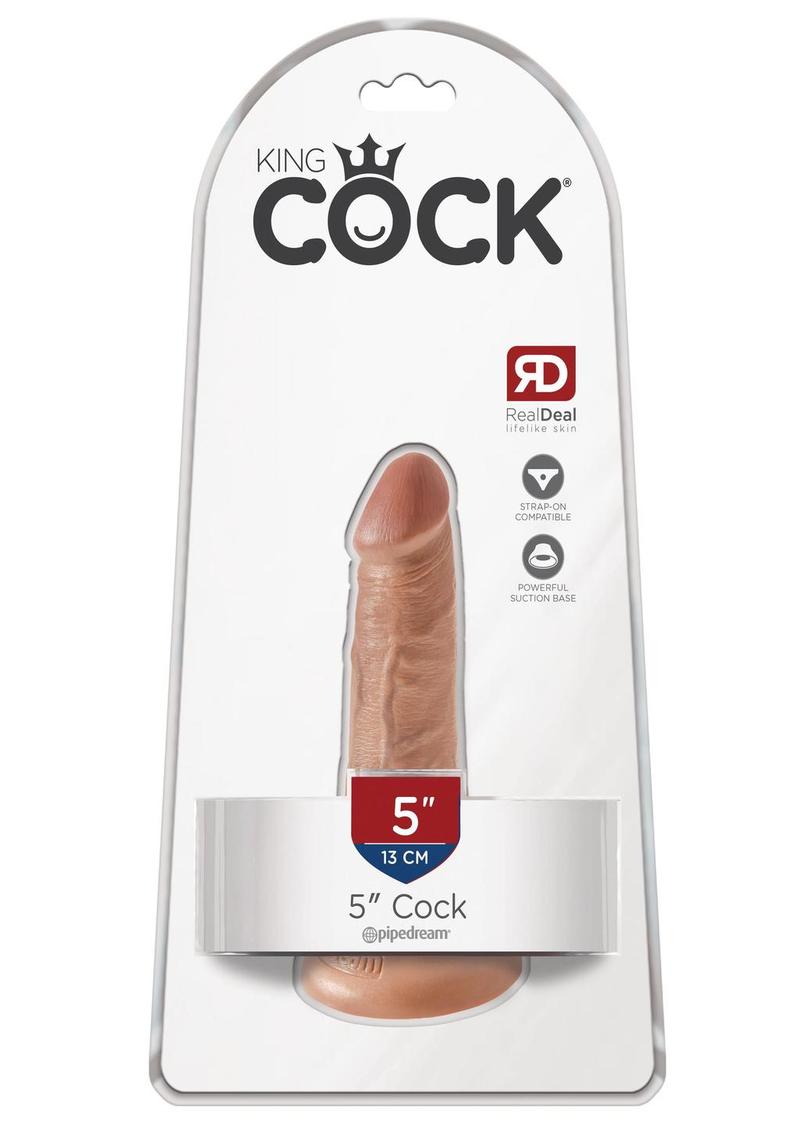 King Cock Dildo - Caramel - 5in