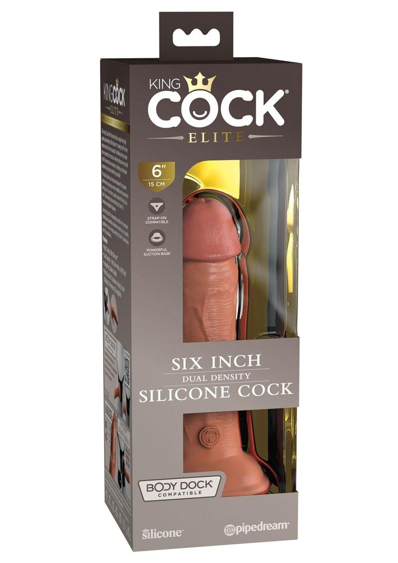 King Cock Elite Dual Density Silicone Dildo