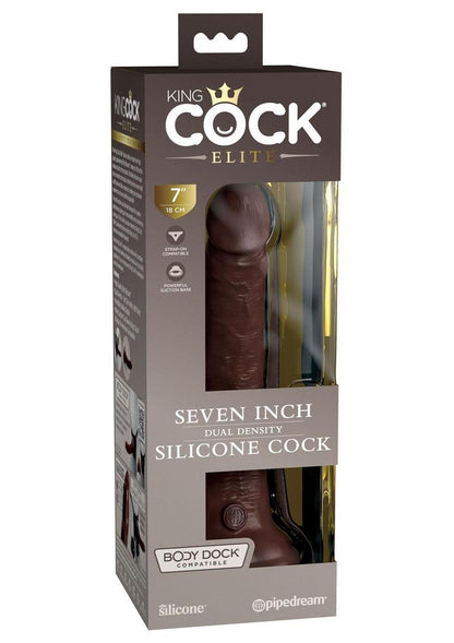 King Cock Elite Dual Density Silicone Dildo