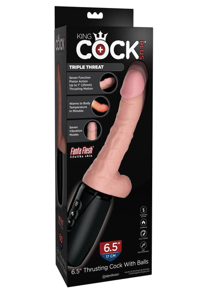 King Cock Plus Thrusting Cock with Balls