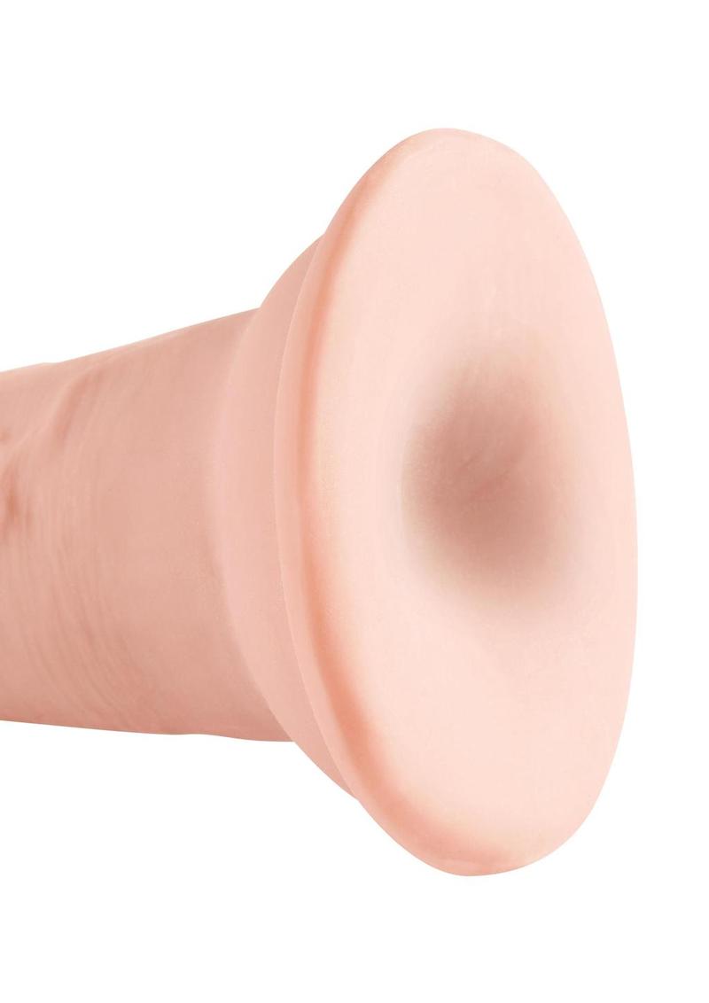 King Cock Plus Triple Density Dildo - Vanilla - 5in