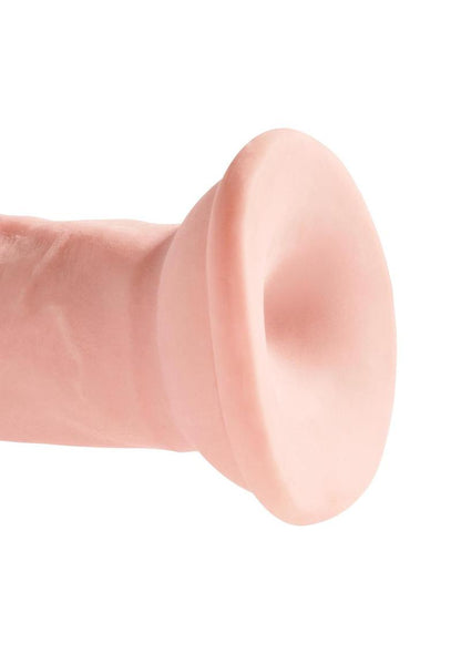 King Cock Plus Triple Density Dildo - Vanilla - 6in