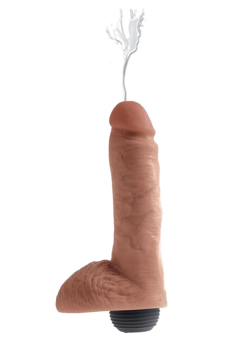 King Cock Squirting Dildo with Balls