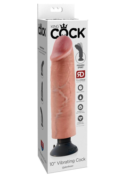 King Cock Vibrating Realistic Dildo Waterproof