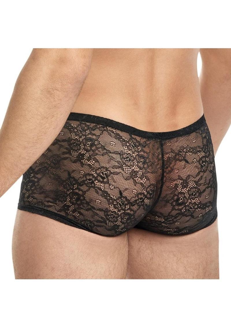 Lace King Lace Boxers - Black - Large/XLarge