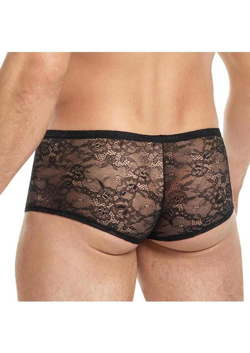 Lace King Lace Trunks - Black - Medium/Small