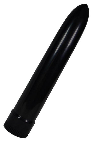 Lady's Mood Plastic Vibrator - Black