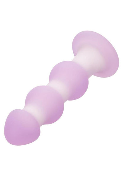 Lavender Haze Beaded Probe Silicone Rechargeable Anal Plug