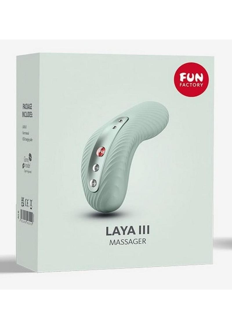 Laya III Silicone Rechargeable Lay-On Vibrator