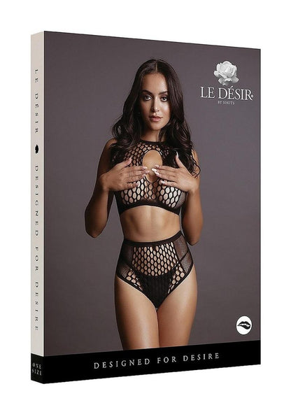 Le Desir Duo Net Key Hole Bra