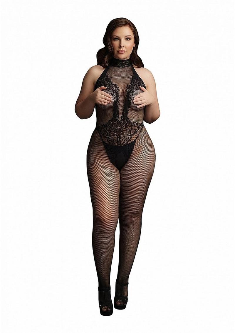 Le Desir Fishnet Lace Bodystocking