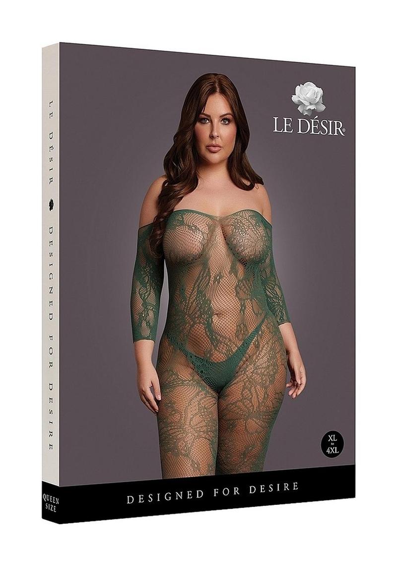 Le Desir Lace Long Sleeved Bodystocking