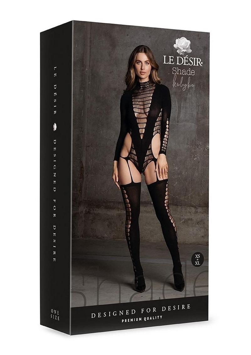 Le Desir Shade Kalyke Xxiii Bodystocking with Turtleneck